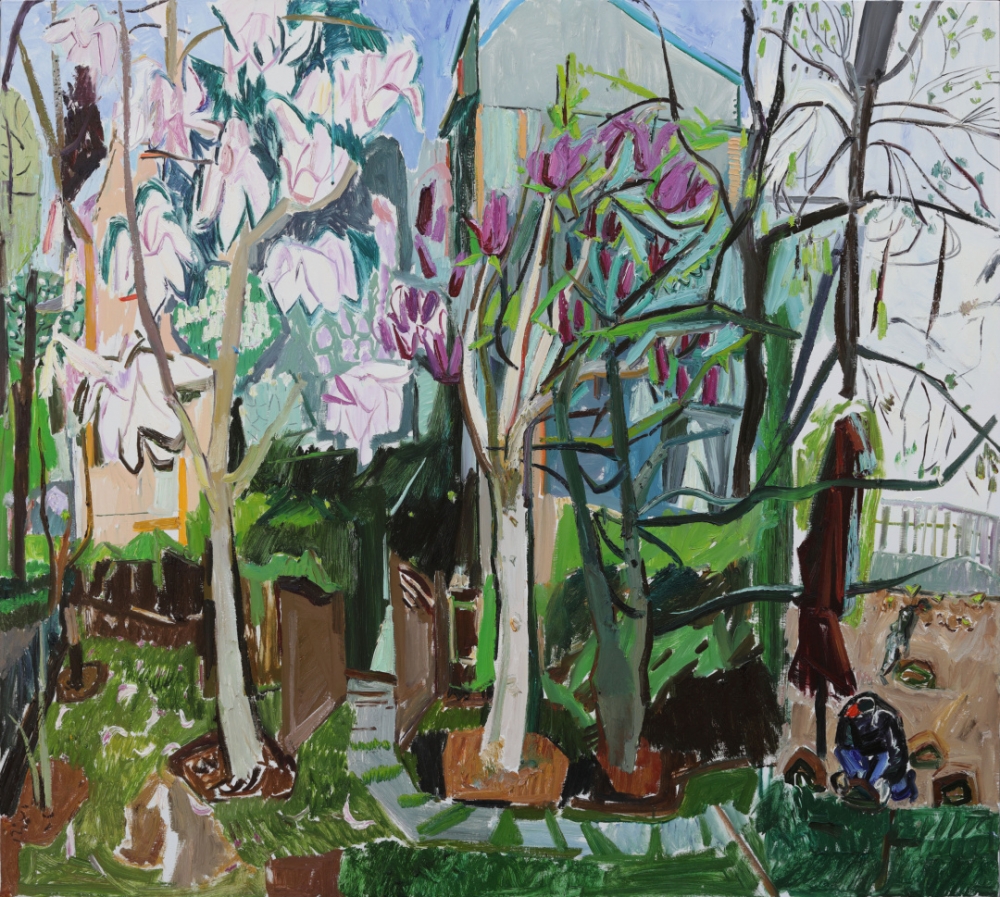 1闫平,铺草坪, 180x200cm,2022,布面油画.jpg 916462829654716809