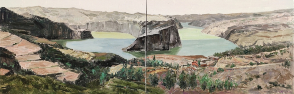 9张膑,太极湾,80×240cm,布面油画.jpg 916462829654716825