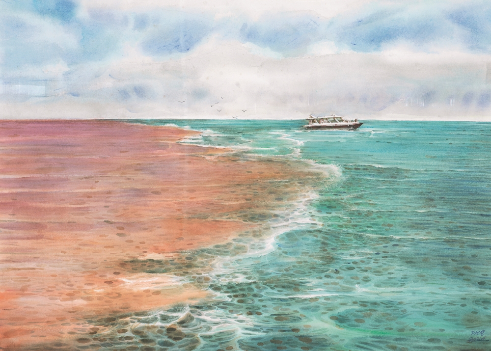 5董海全,海韵之二,107x77cm,纸本水彩 .jpg 916462829654716817