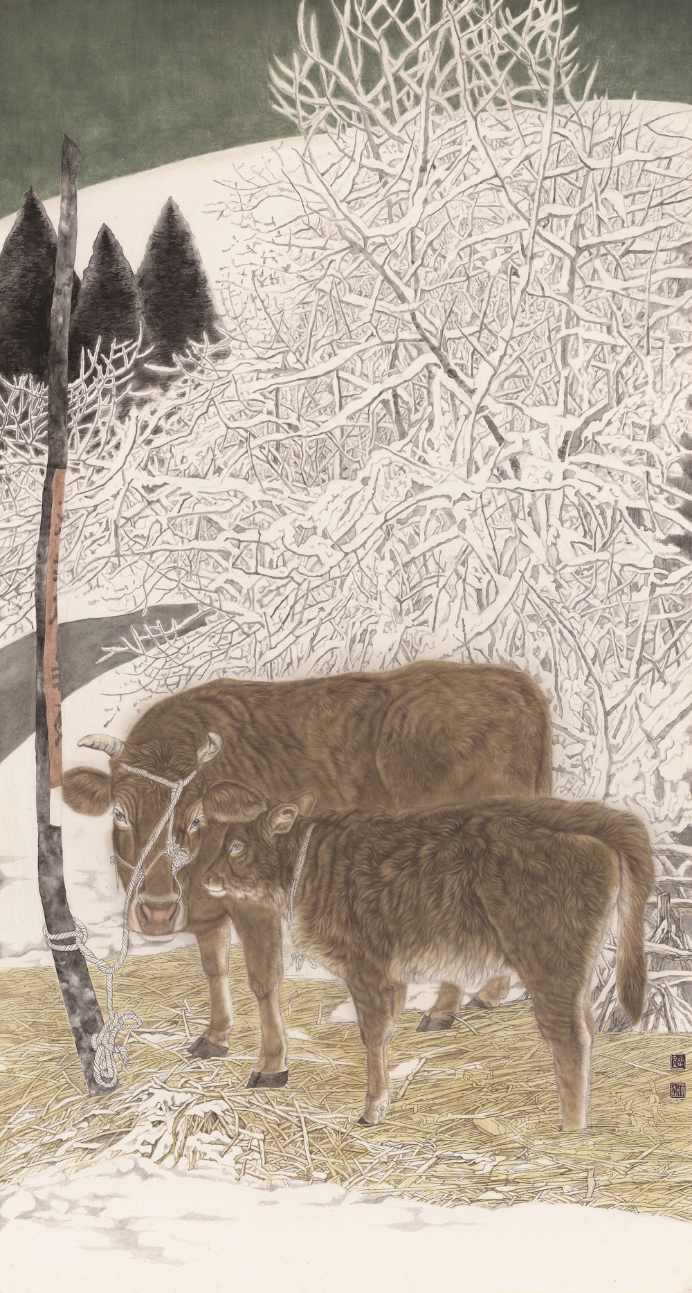 25刘扬,黄河岸边,180cmX97cm,纸本水墨.jpg 916462829654716859
