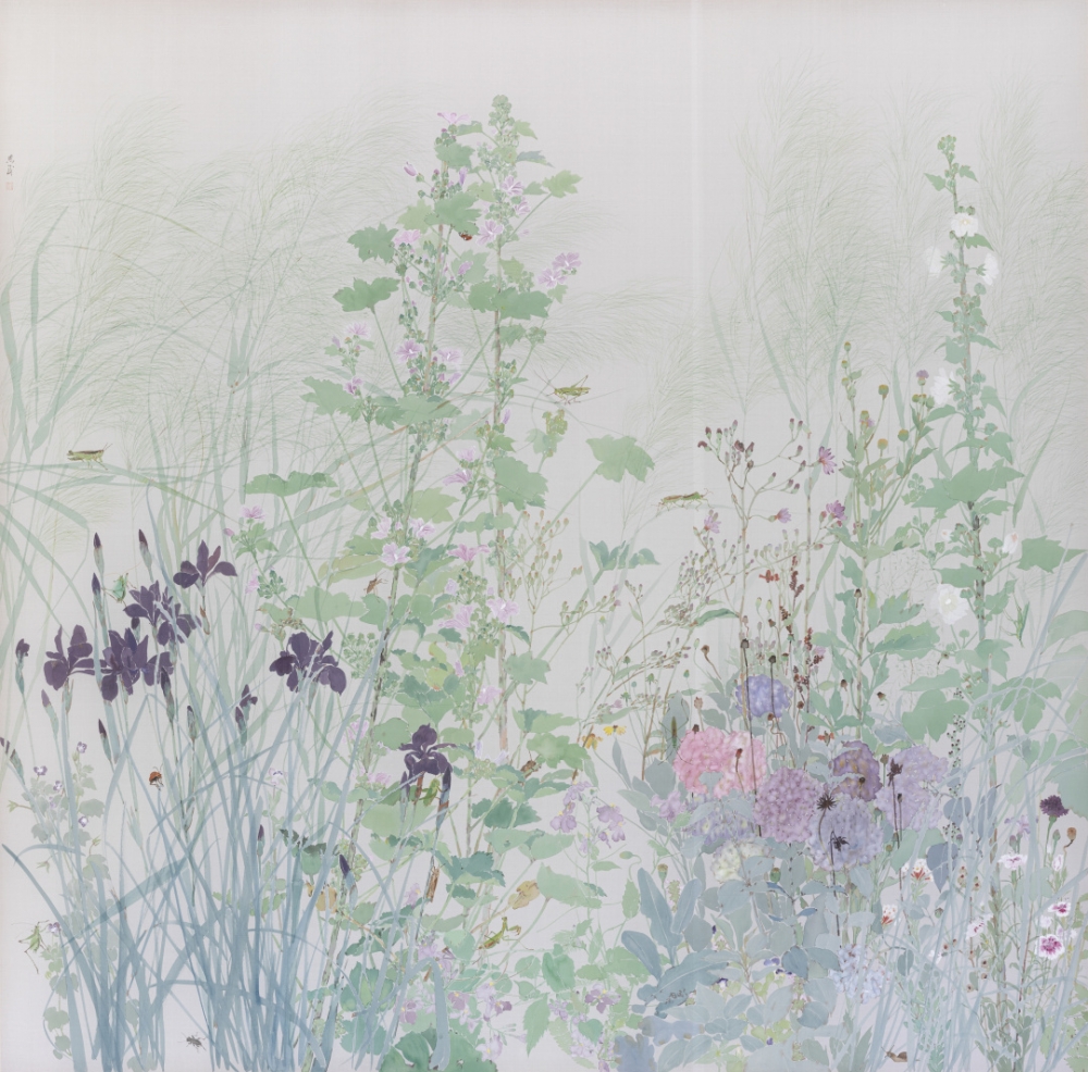 17李恩成,锦绣,180×180cm,绢本水墨.jpg 916462829654716843