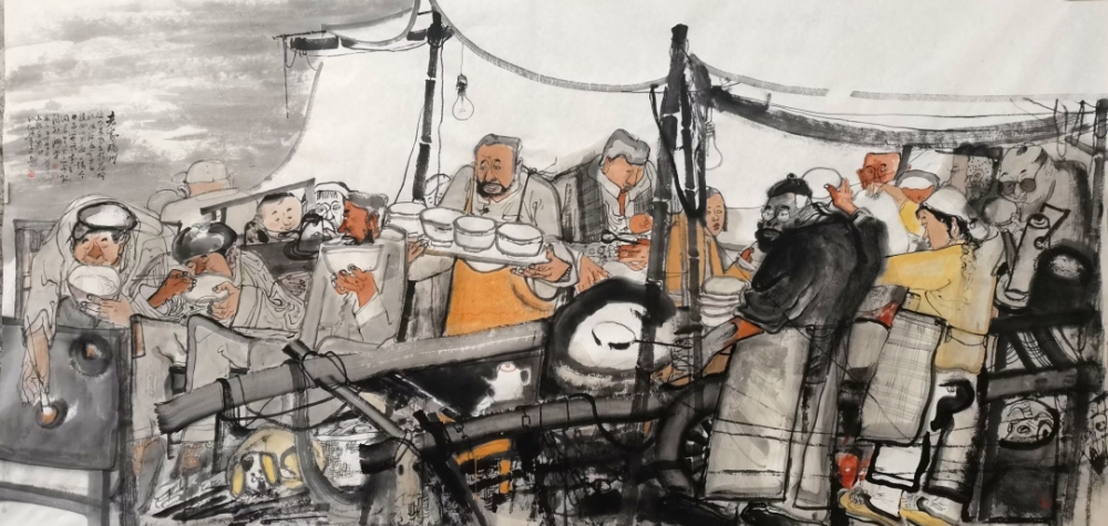24何邦辉,老家滕州,240×120cm, 纸本水墨.jpg 916462829654716857