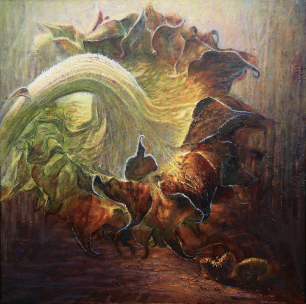 15赵军,黄河葵魂,180x180cm,布面油画.jpg 916462829654716837