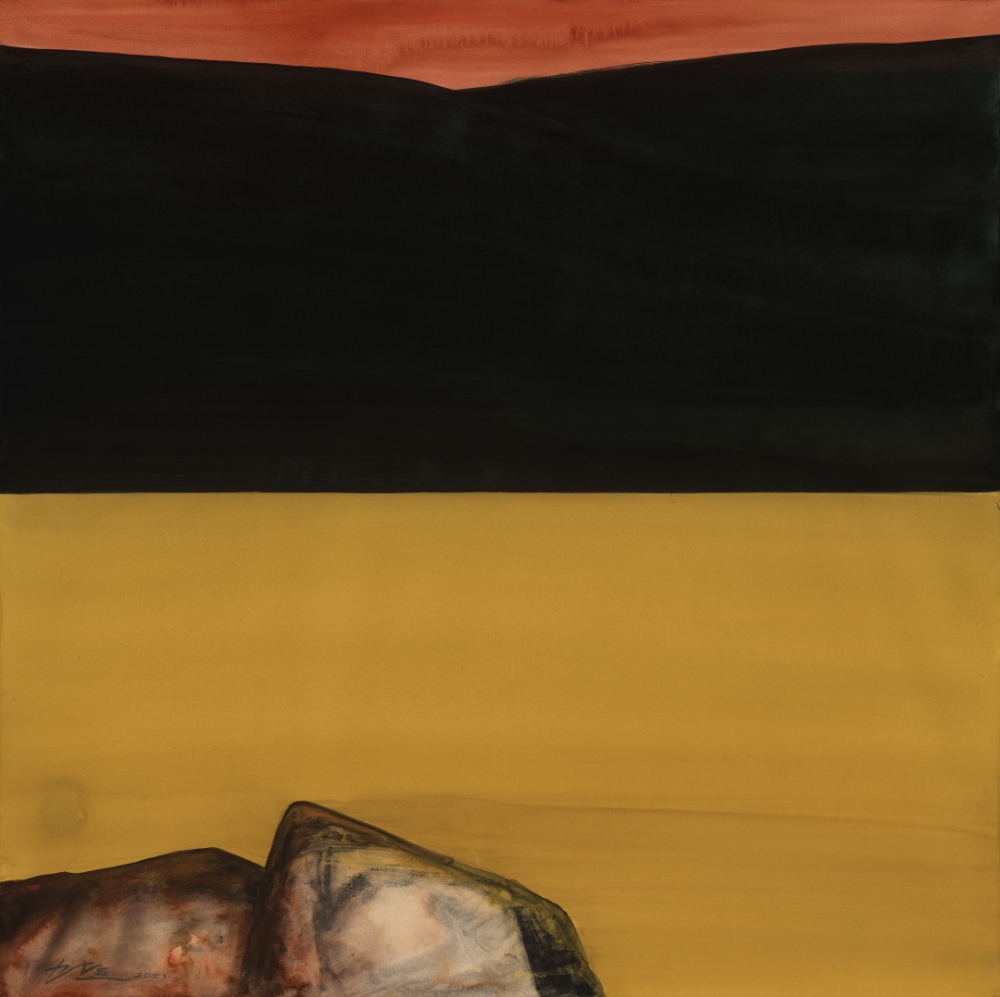 12陈坚,黄河,145x145cm,2021,纸上作品.jpg 916462829654716831