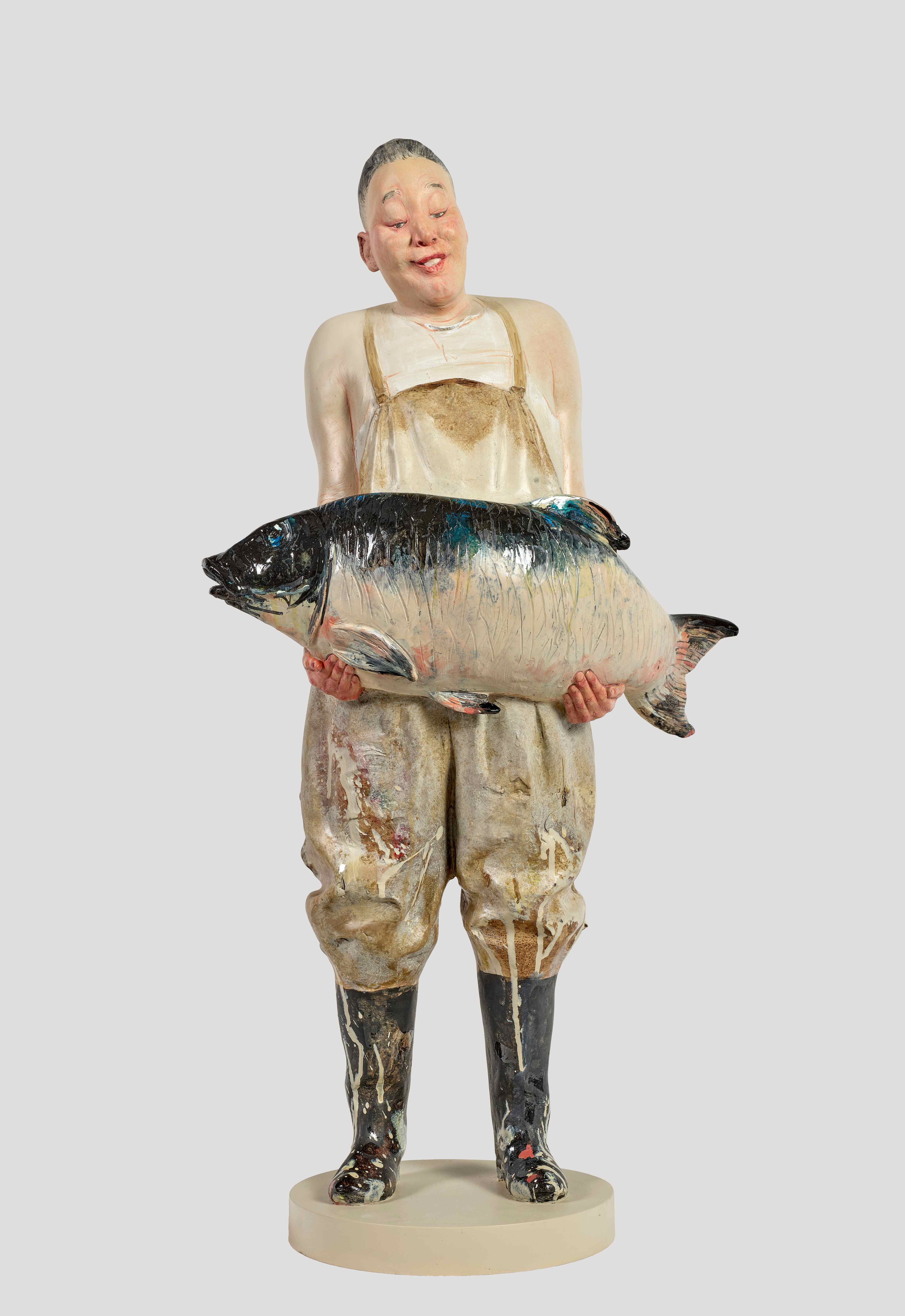 8大渔 彭汉钦 雕塑 45×30×80cm 2023年