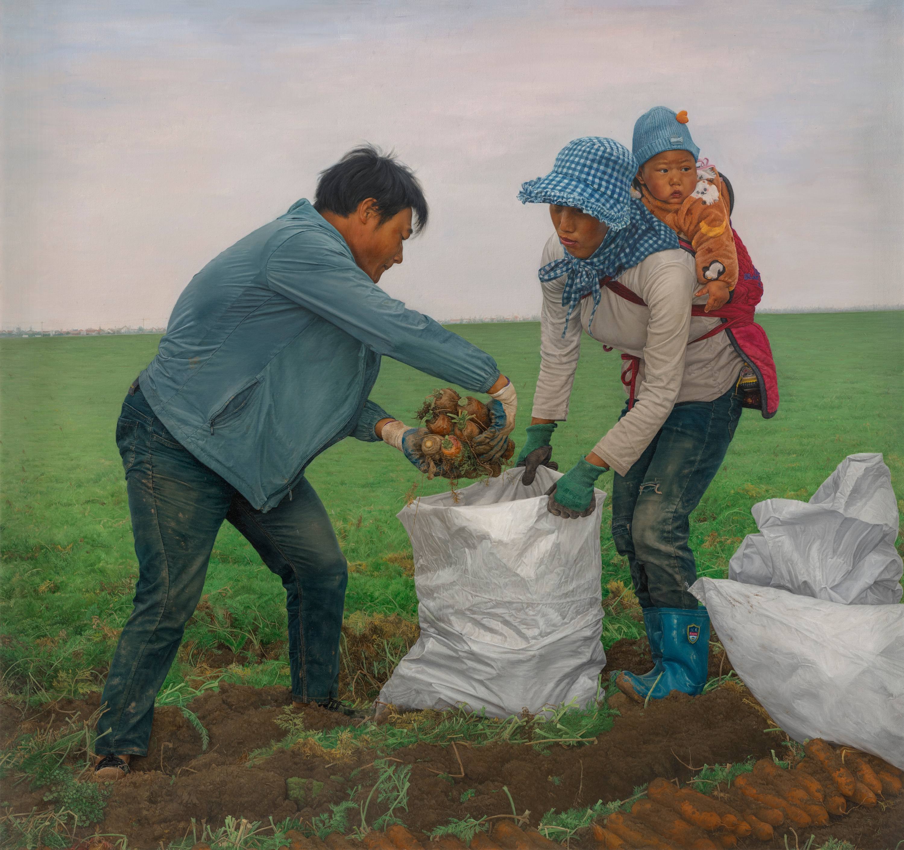 9当代农民——希望 陈磊 油画 170×160cm 2025年