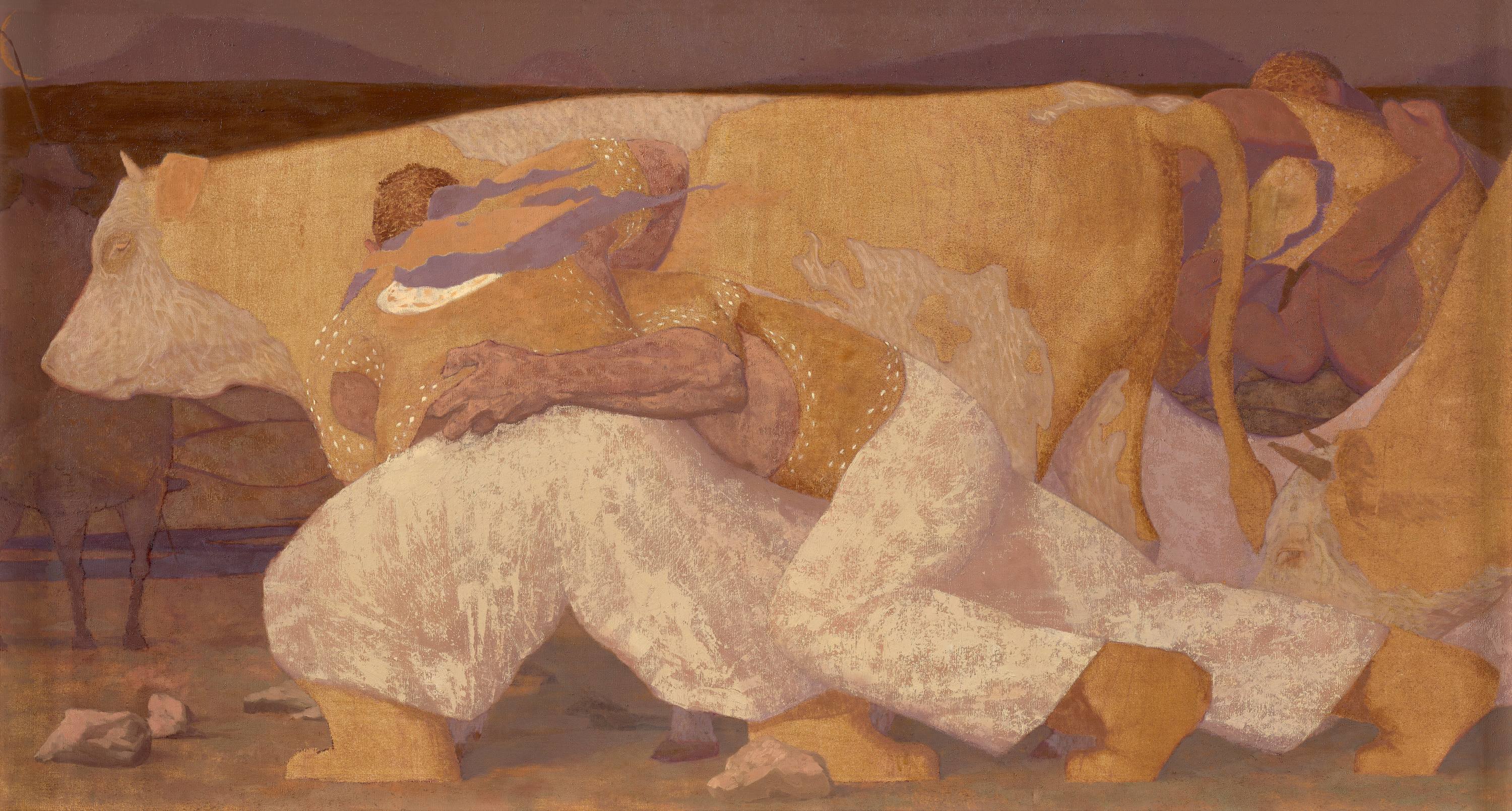 7搏克 张博然 油画 97×180cm 2025年