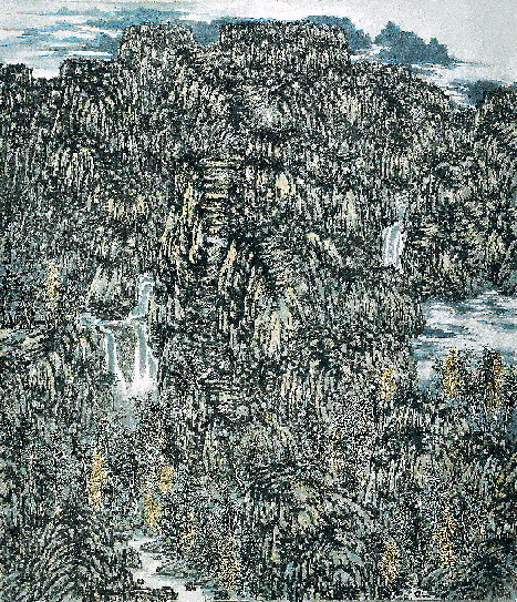 陈起《武陵清华》中国画 200cmx230cm 2018 陈起