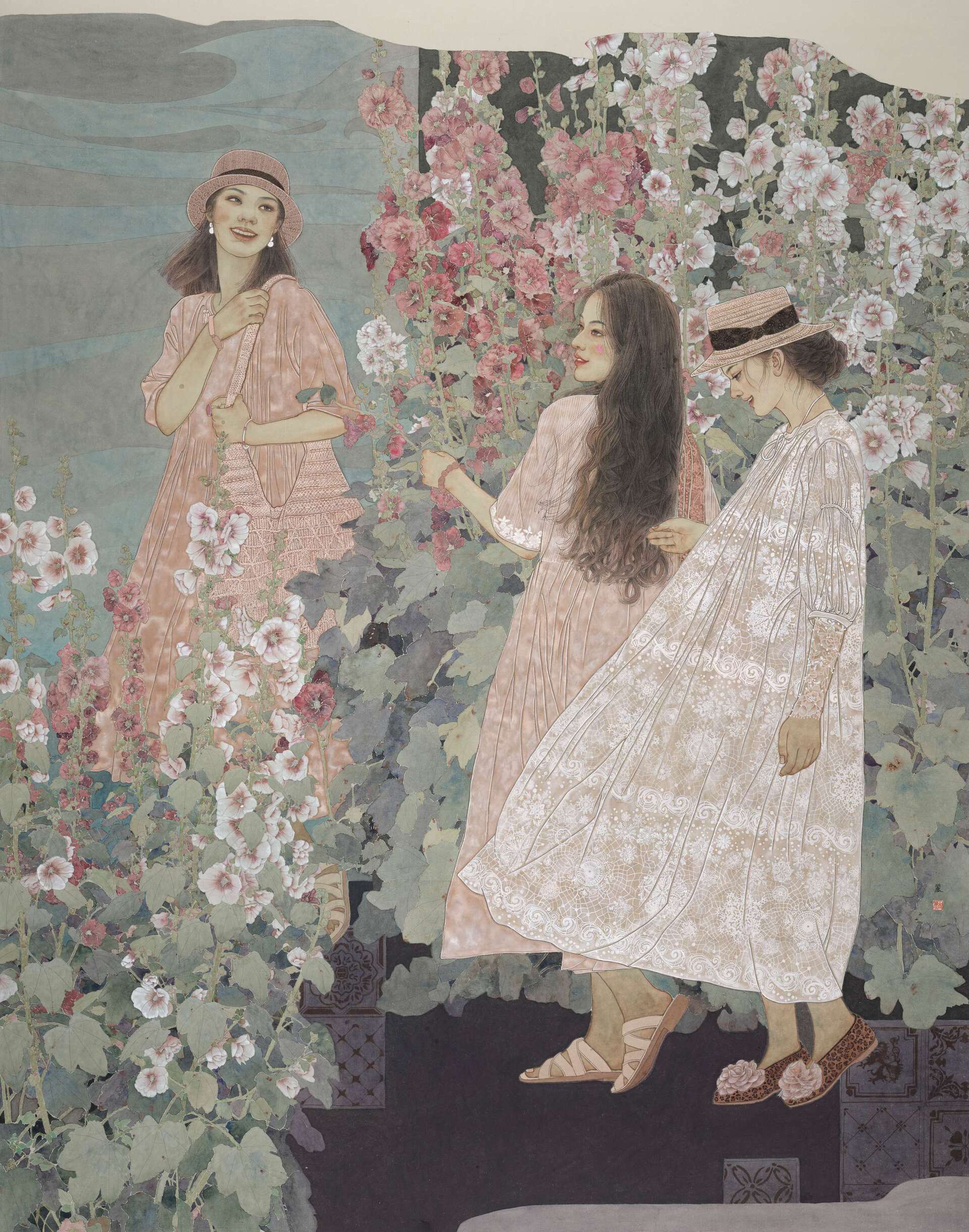 11丽日 高丽 中国画 220×170cm 2025年