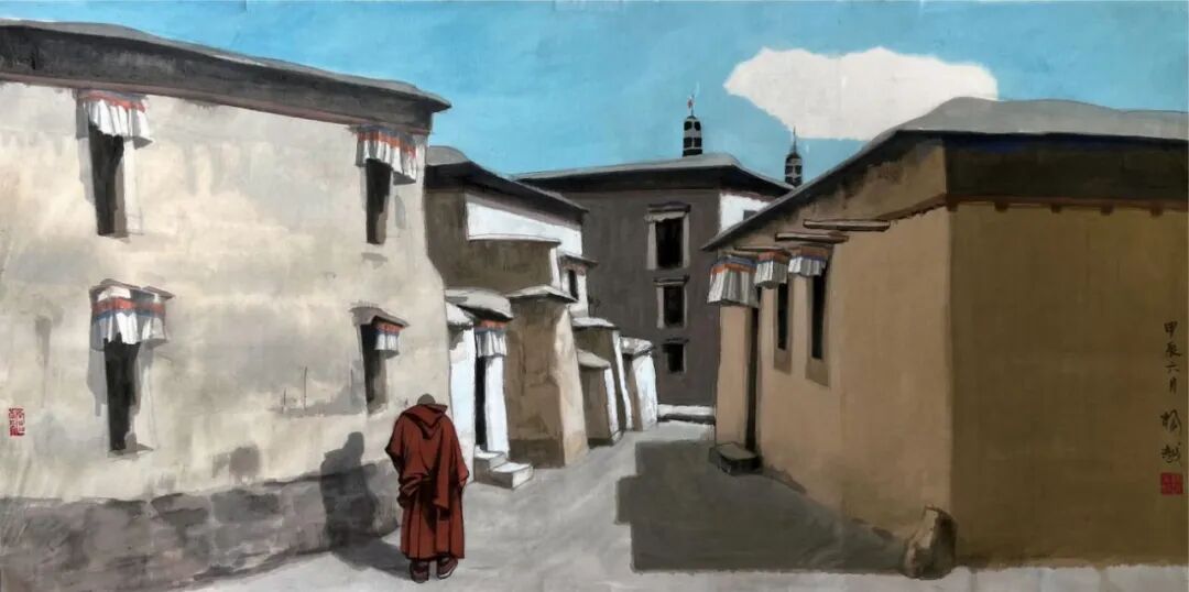 杨越《正午》70cm×140cm