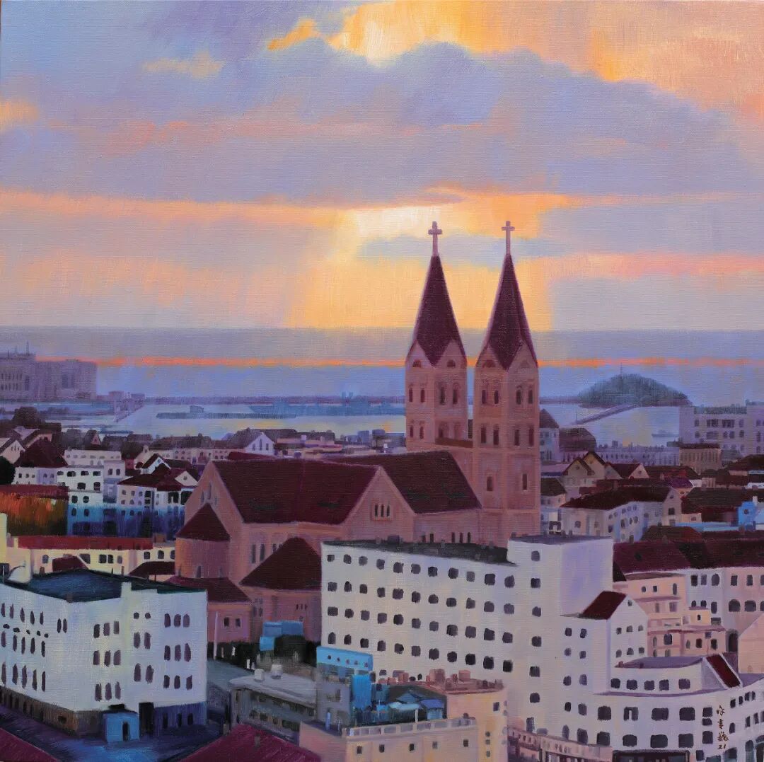 徐青巍《暖阳》60cm×60cm