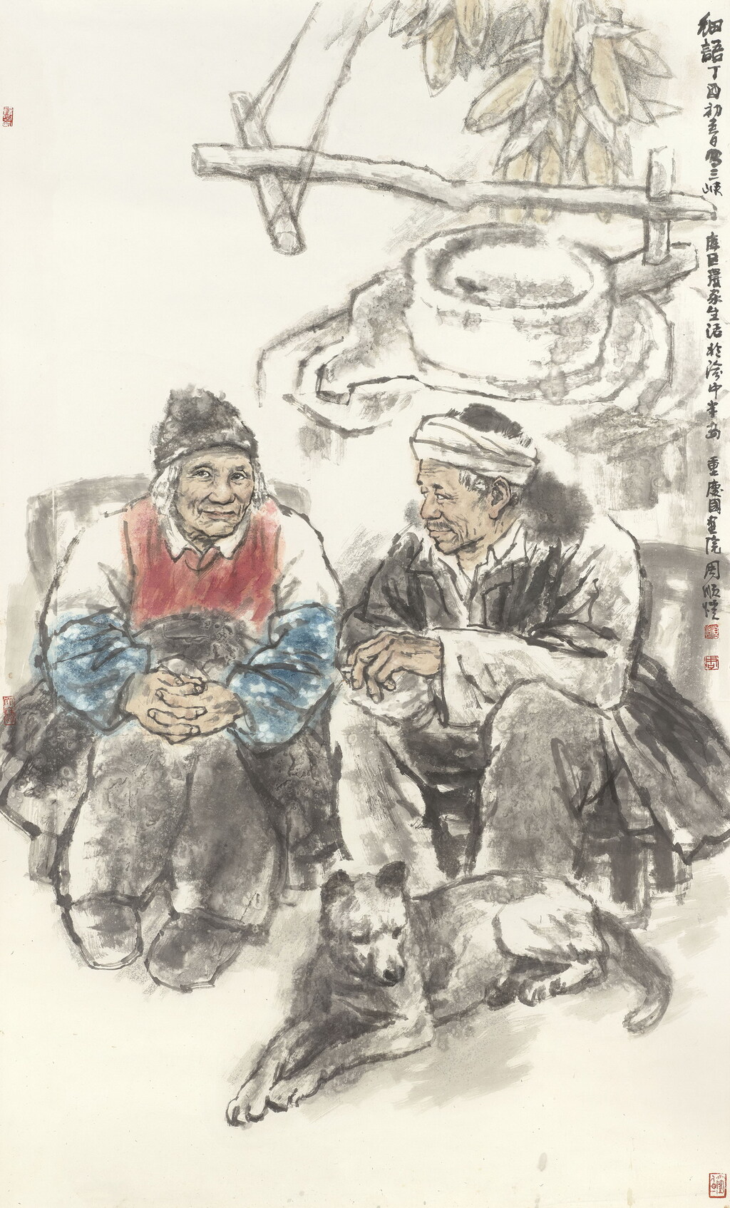 11细语 172×104cm 中国画 2017年