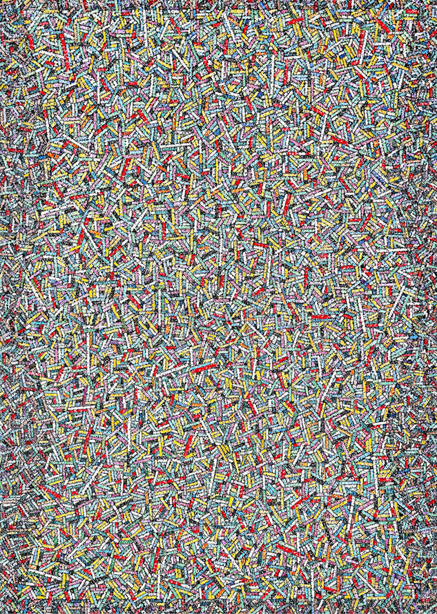 8.赵红《瓶﹒花样年华》125×88cm版画2023年(入选中国国家画院主办的第八届全国画院美术作品展)