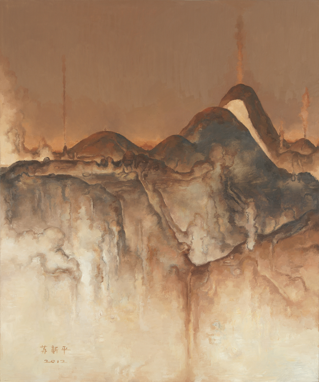 苏新平 灰色9号 180×150cm 布面油彩 2012 自藏