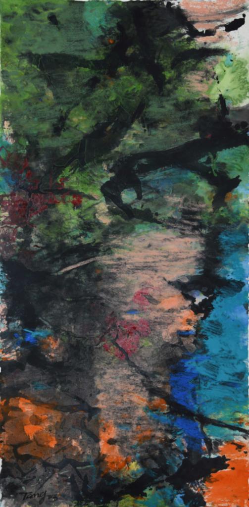 唐承华《故乡》135x66cm