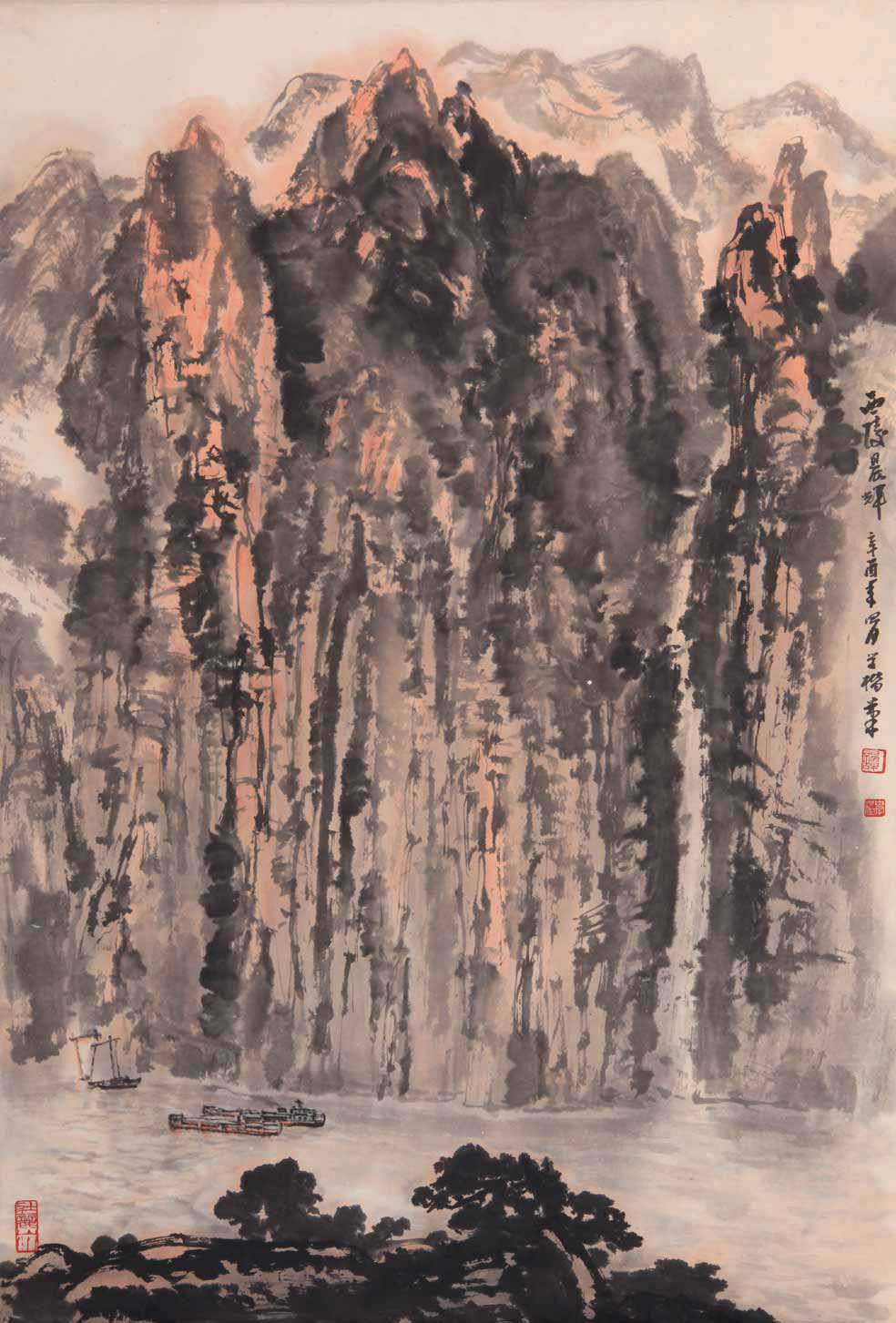 1西陵晨晖 81年 100cmx55cm 中国画.jpg 916462829654713243