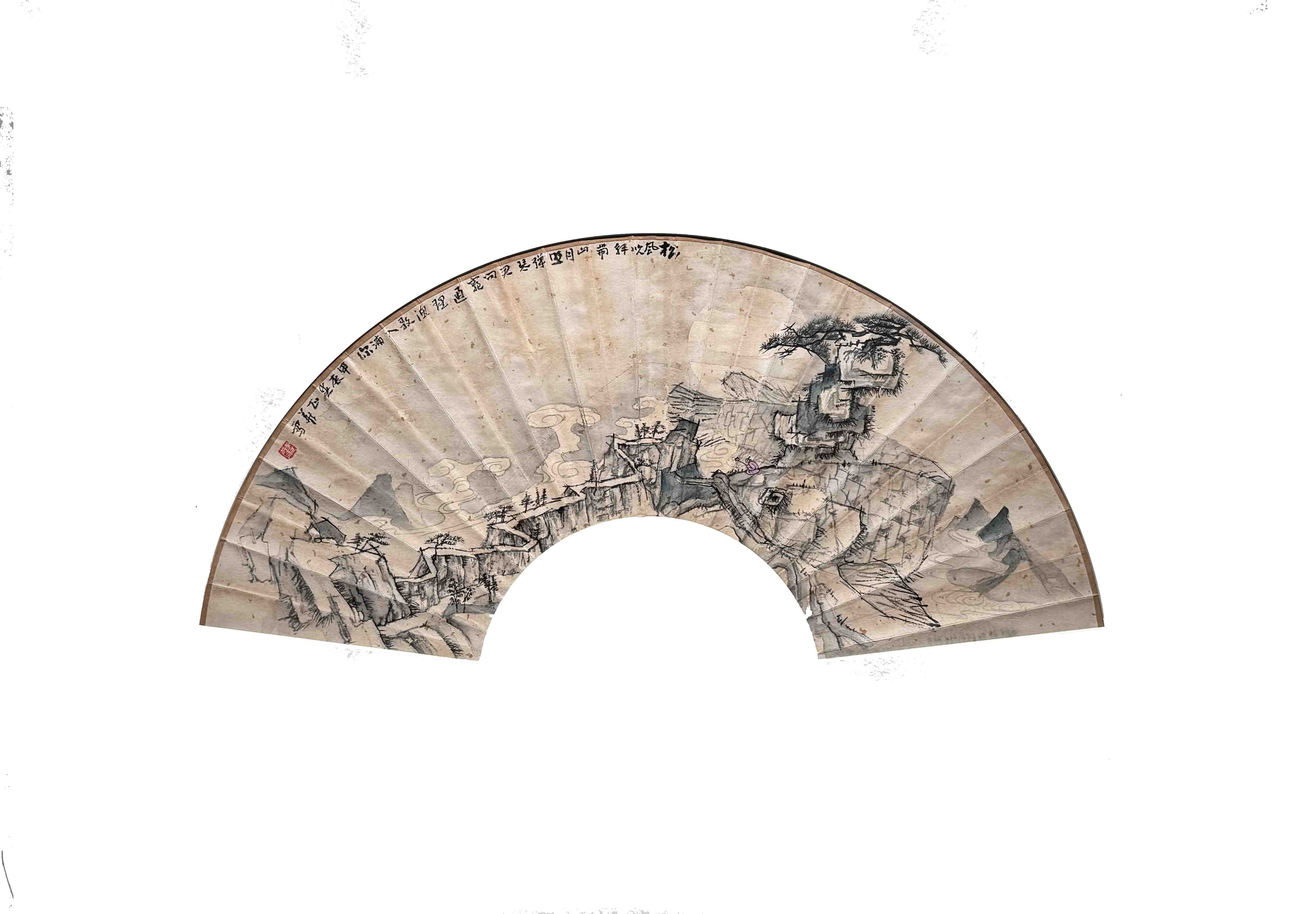 11 叶正华  松风  30x61cm  纸本设色  2024年