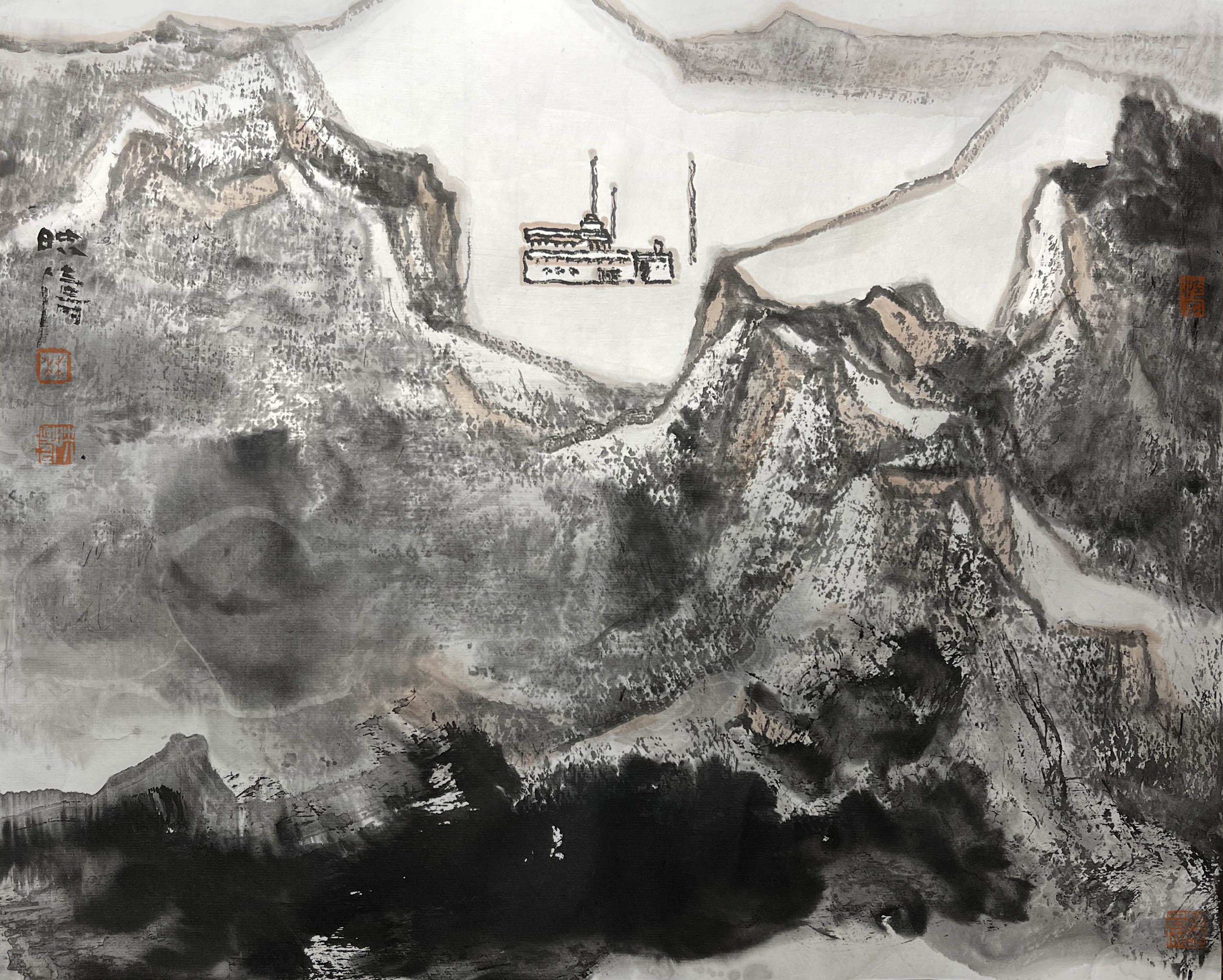 6 林映涛 圣洁 38x48cm 纸本设色 2022年