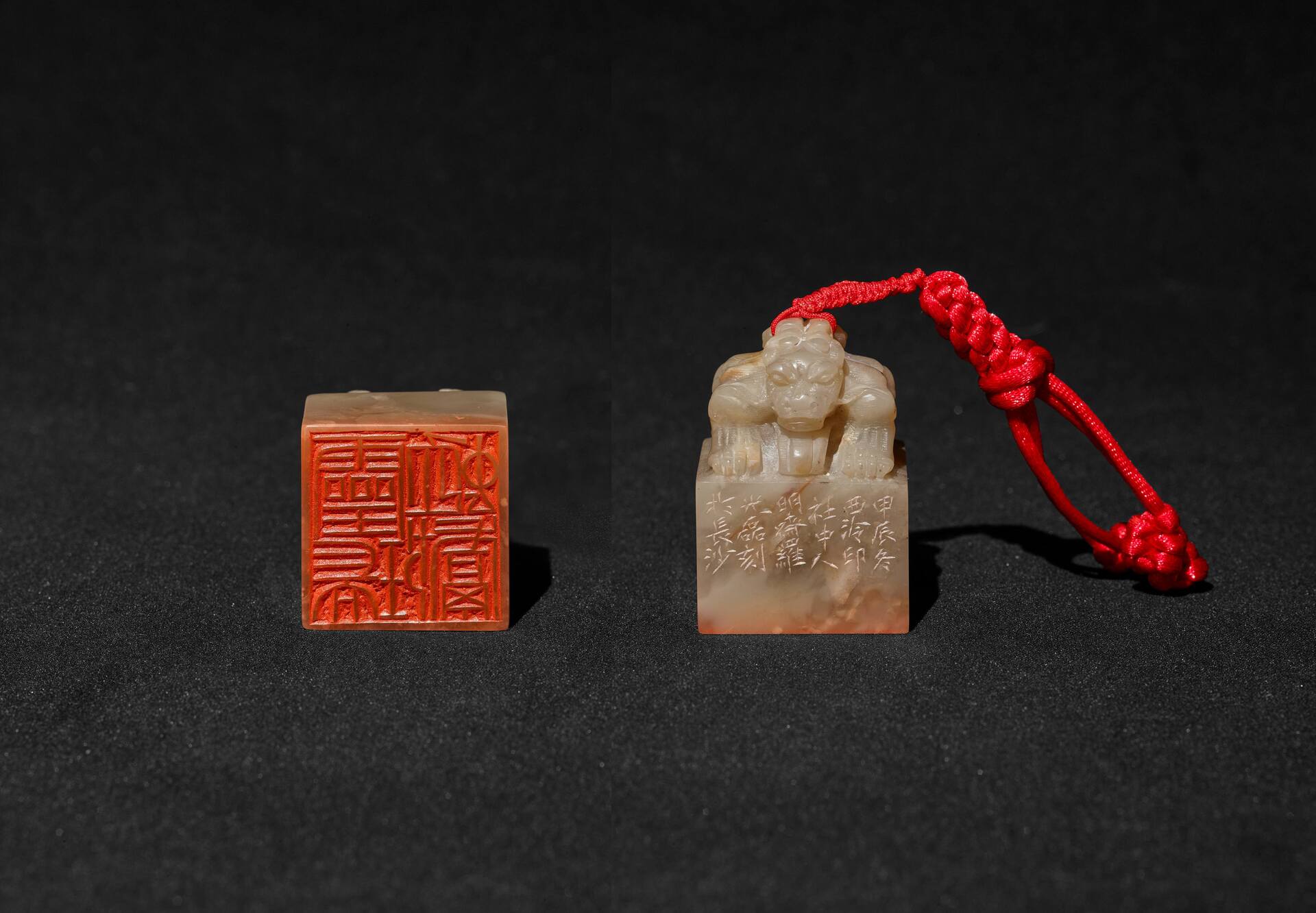 8灵蛇献瑞  罗光磊  篆刻  3.2×3.2×4