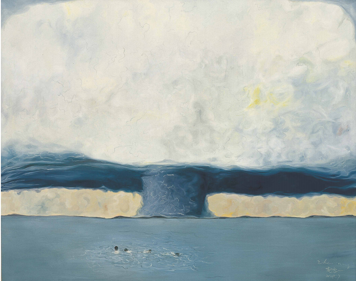 赵罡 《亮闪闪，就要掉下来》 布面油画 120x150cm 2008年