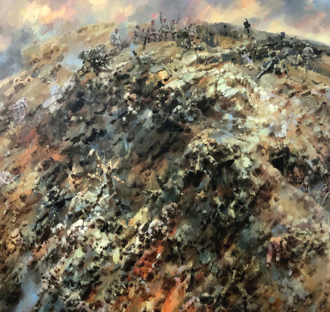 3《战争记忆（三）》布面油画，1.8mX1