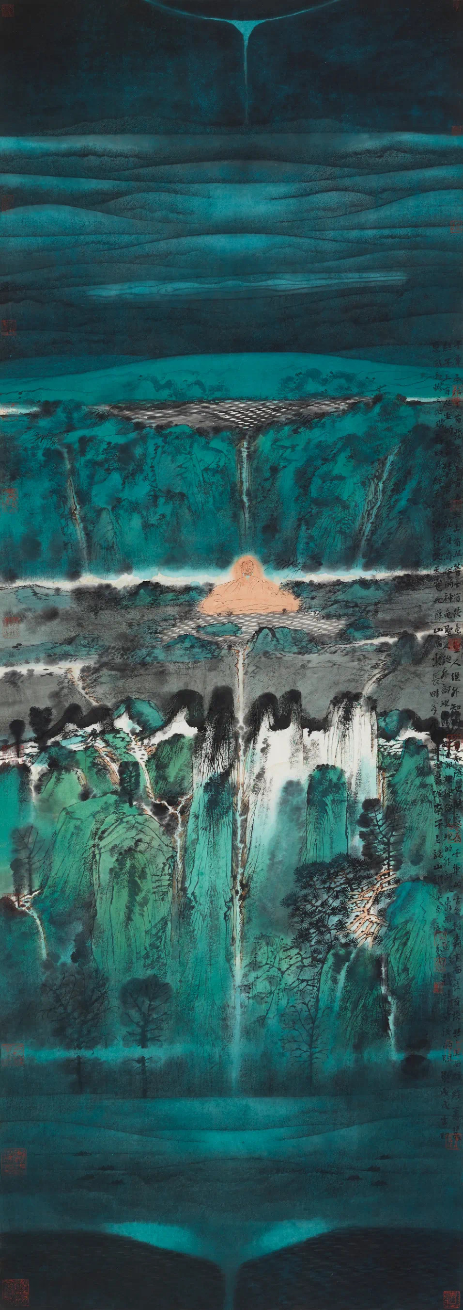 3 《天地大美不言 大美为真 心驰神往 笔随墨顺系列之三》 178x65cm 2019年