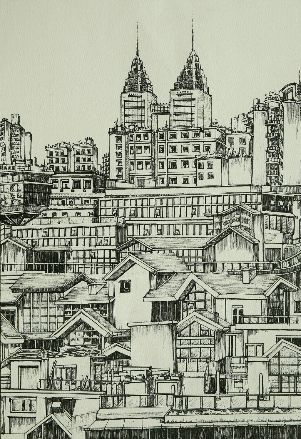张轩茁,《八D重庆·涪陵印象》,儿童画，重庆市涪陵区美术馆