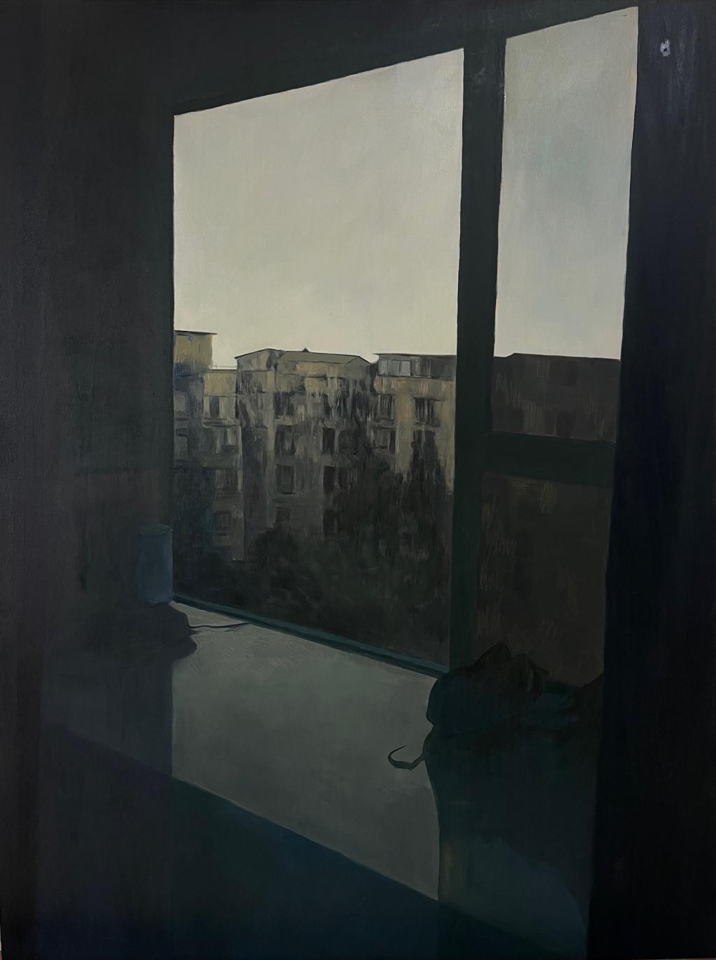 李媛媛 心事 45x60cm 木板油画 四川美术学院造型艺术学院油画系硕士班