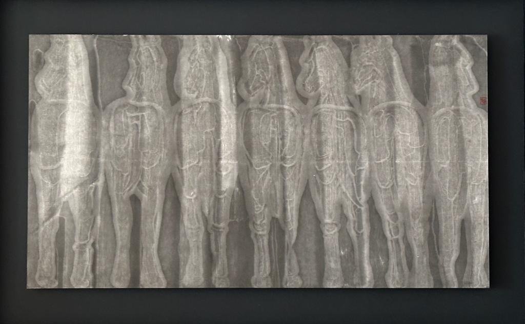 69 刘曦文 白马非马 40×69cm 2024年 纸本水墨 四川美术学院中国画与书法艺术学院硕士班