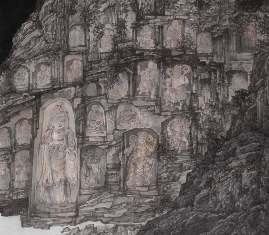 52 张悦清 清音 60×69cm 2024年 纸本水墨 四川美术学院中国画与书法艺术学院硕士班