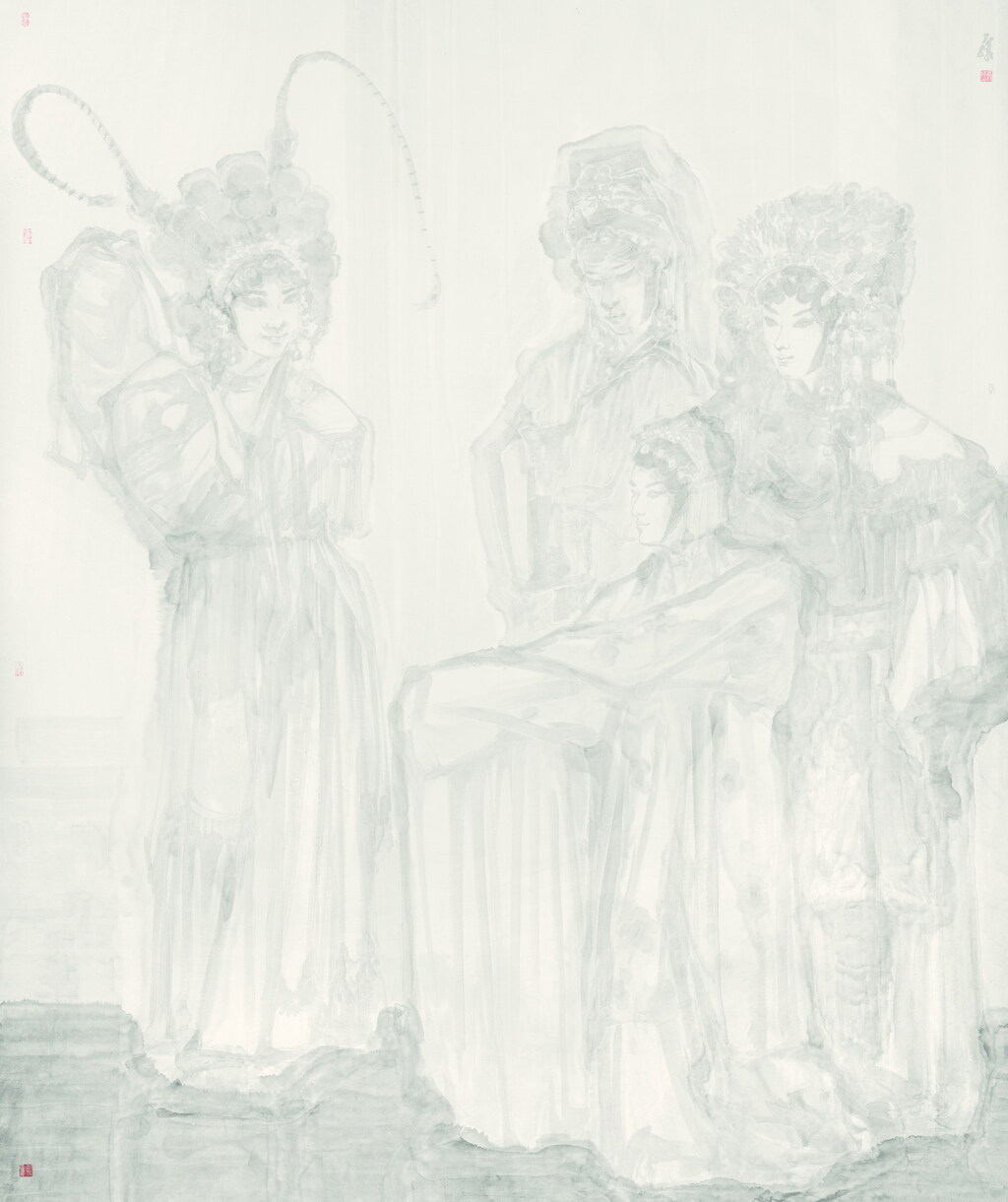 7 《川剧新韵系列之2——川剧之花 》 240x200CM  2024  高冠峰
